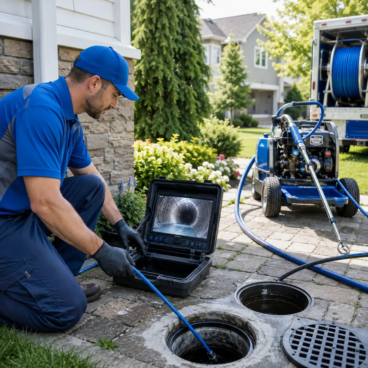 Outdoor drain cleaning professionals serving East Lyme, CT